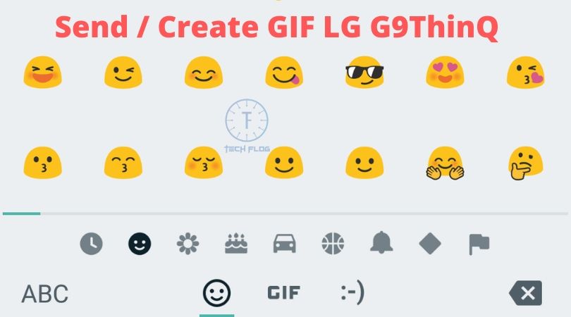 How to Send create Gif on LG G9 ThinQ