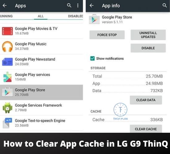 How to Clear App Cache in LG G9 ThinQ