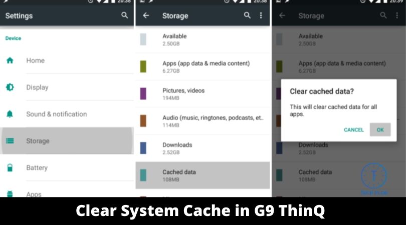 How to Clear system Cache on LG G9 ThinQ (Step By Step) (1)