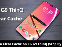 How to Clear Cache on LG G9 ThinQ (Step By Step)
