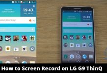 How to Screen Record on LG G9 ThinQ