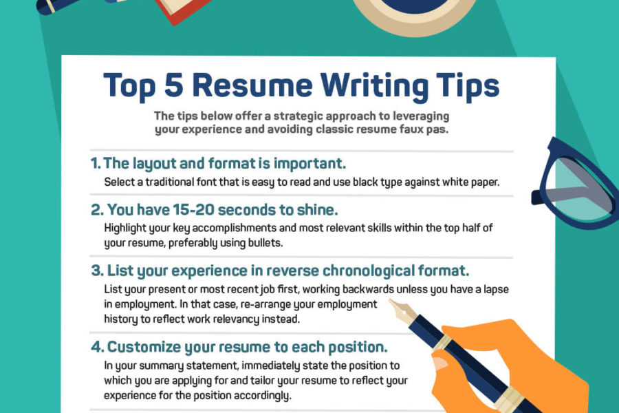 Top 5 Tips for a Resume