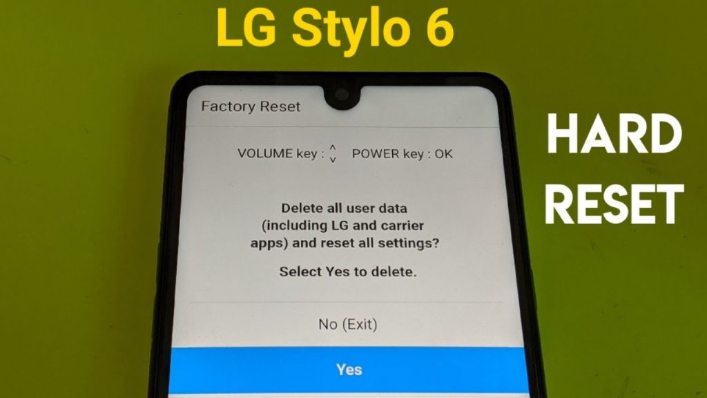How To Hard Reset LG Stylo 6