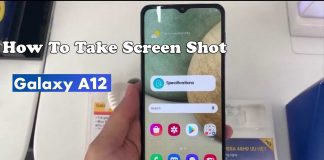 How to Take a Screenshot on Samsung Galaxy A12