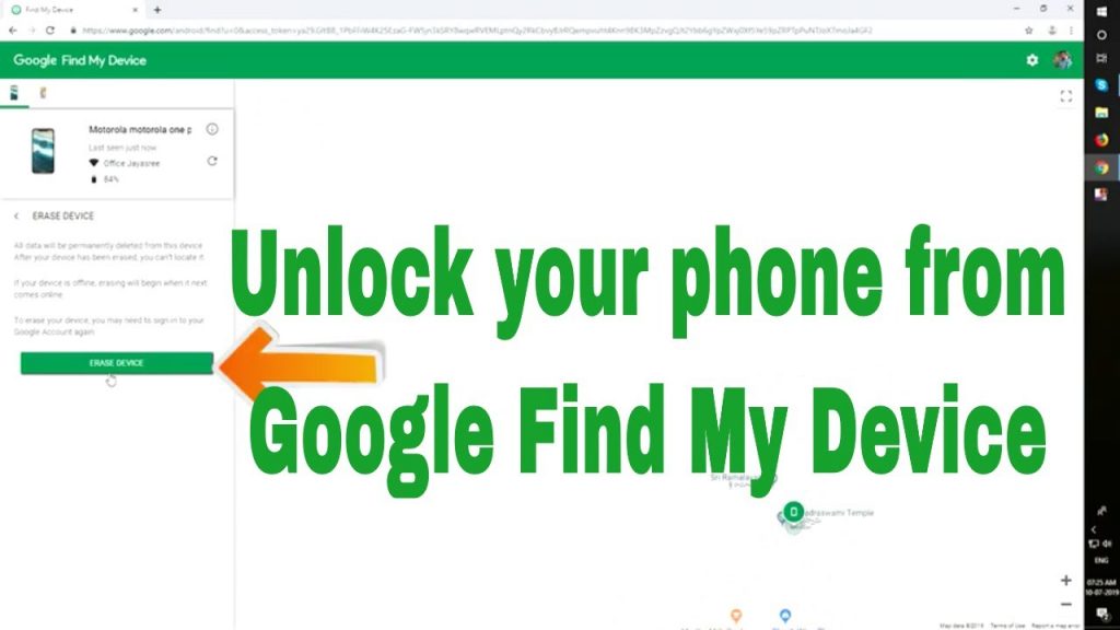 Unlock With Find My Device