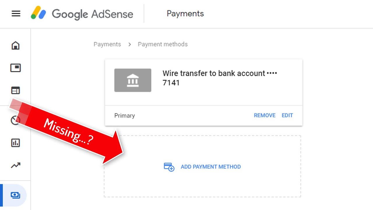 To Add Payment Option